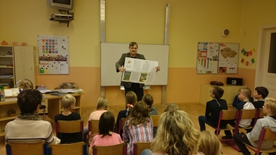 Beseda v z&aacute;kladn&iacute; &scaron;kole Jehnice